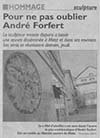 Pour ne pas oublier André Forfert vignette