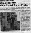 A la rencontre du volcan d'André Forfert vignette